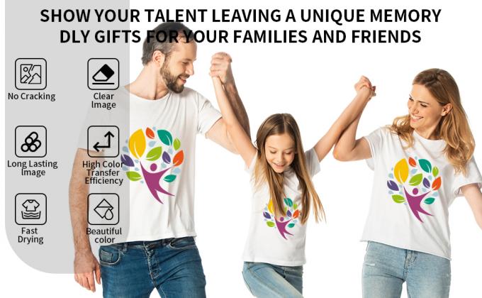 Α4 / Α3 Φόρμα DTF εκτυπωτή Cold Peel 75U πάχος Φόρμα απελευθέρωσης PET μη κολλητική 0