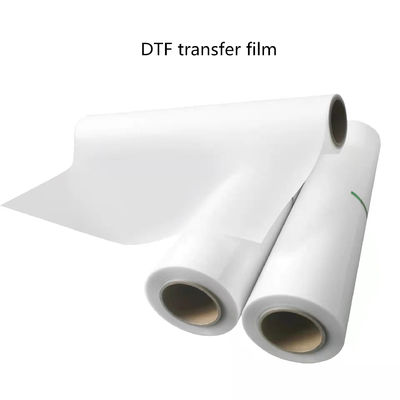 Φόρμα εκτύπωσης DTF 42cm*100M γυαλιστερή Ματ λευκή μελάνη εκτύπωση Φόρμα για ενδύματα