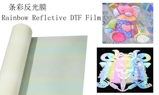 DTF Transfer Film Roll χρωματιστή ανακλαστική ταινία dtf για υλικά εκτύπωσης DTF για επιτραπέζιους υπολογιστές