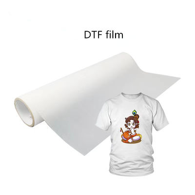 Ματ φινίρισμα 80gm PET DTF Τύπο ταινία Paypal Αποδεκτός χρόνος εκτύπωσης