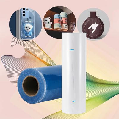 60cm Λευκό UV DTF Transfer Film Διαφανές UV DTF Ab Film Για Κουτί Τηλεφώνου ξύλινο μπουκάλι