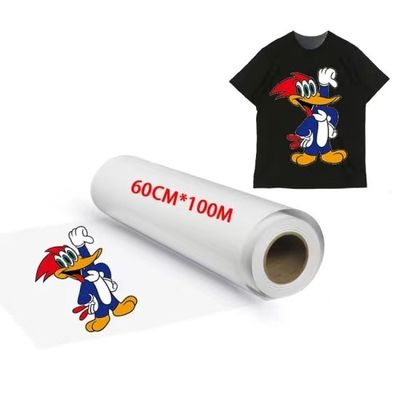 30cm*100m 75U Ρολ ταινίας απελευθέρωσης κατοικίδιων ζώων Διπλής όψης ψυχρή φλούδα θερμή φλούδα θερμότητα διαφανής ταινία 30cm για μπλουζάκι DTF