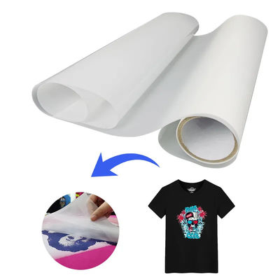 Διπλή μονοπλευρή ταινία DTF Pet 30CM 33CM 60CM*100M Roll Heat Transfer 75Micron Hot Cold Peel DTF ταινία