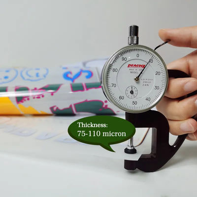 30cm*100m 75U πάχος Αποδέσμευση φιλμ για κατοικίδια ζώα διπλής όψης κρύο peel ζεστό peel θερμό peel διαφανής φιλμ 30cm για μπλουζάκι DTF