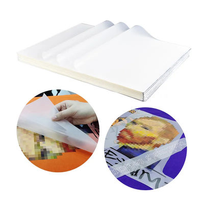 Ζεστό Peel Διαφανές 60 cm Ματ Διπλής Σίδης Inkjet Λευκό A3 Pet Dtf Ρολ Φόρμας Μεταφοράς Θέρμανσης Για ρούχα