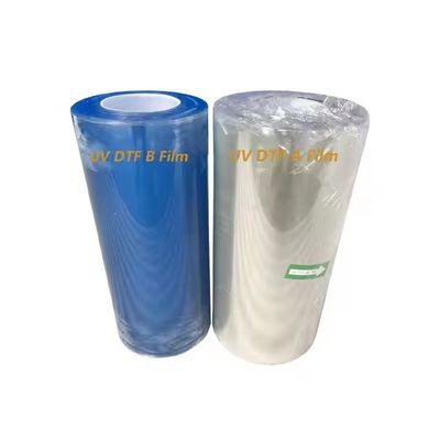 Ψυχρό Ζεστό Peel Ab A3 UV DTF Pet Film Roll Διαφανής DTF Μεταφορά Φιλμ 60cm Custom