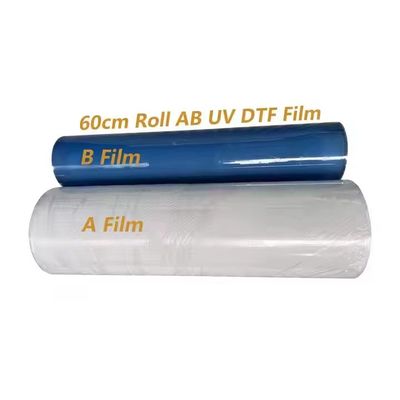 60cm DTF UV Pet Film Roll Sheet UV DTF Cup Wrap Ψηφιακή εκτύπωση Ab Film