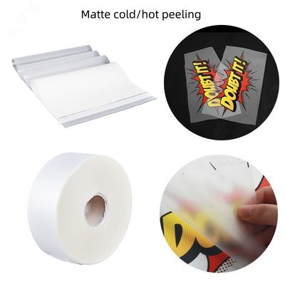 Ματ καυτό peel 39*54cm 75 μm PET ταινία απελευθέρωσης για οθόνη και εκτύπωση Offset