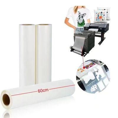 30cm*100m Τρίψιμο θερμό 75mic DTF χαρτί μεταφοράς με ελαστικότητα για κρύο / θερμό peeling