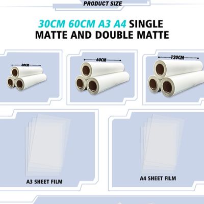 75 μικρών 60cm*100m Τύπος DTF για ψηφιακή εκτύπωση