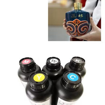 UV μελάνι για UV flatbed roll dtf τοιχοτυπωτές με Epson i3200 i1600 XP600 TX800