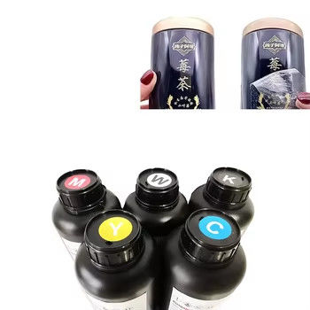 1L χωρητικότητα Ευέλικτο μελάνι LED-UV για πλαστικό PVC και μελάνι UV δέρματος για εκτυπωτή Epson