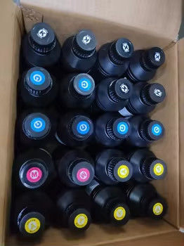 UV μελάνι CMYK+V για Epson dx7/dx5/dx4 κεφαλής εκτυπωτή 1L χρήση για το δέρμα θήκης τηλεφώνου
