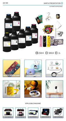 UV μελάνι για UV flatbed roll dtf τοιχοτυπωτές με Epson i3200 i1600 XP600 TX800