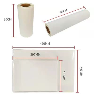 Φόρμα DTF Hot Peel Double Matte 30cm*100m Φόρμα εκτύπωσης λευκού μελάνου Instant Peel