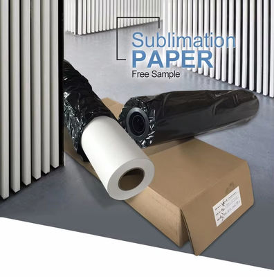 Ψηφιακή εκτύπωση 47 ιντσών 100gm Roll To Roll Sublimation Paper Για τυπογράφο υπολίμανσης μεγάλου μορφότυπου