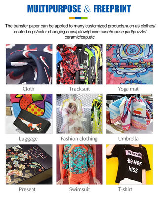 Ψηφιακή εκτύπωση 47 ιντσών 100gm Roll To Roll Sublimation Paper Για τυπογράφο υπολίμανσης μεγάλου μορφότυπου