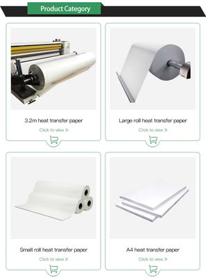 95GSM 44 ιντσών*400m Epson χαρτί υπολίμανσης Roll For Polyester Fabric