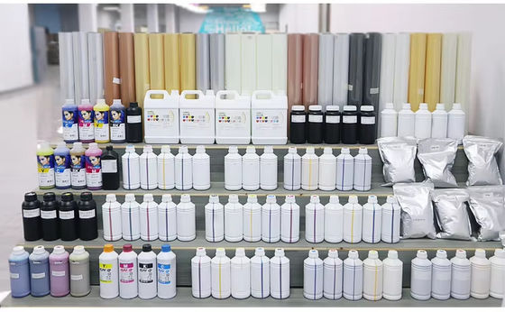 Νερό με βάση 1000 ml DTF μελάνι Cyan μελάνι απευθείας στο φιλμ με μακρά διάρκεια