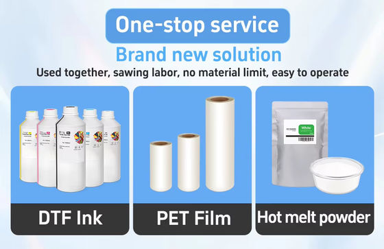 30cm 60cm Hot Peel Matte DTF White Ink Pet Film Α3 Α4 Dtf Τύπο