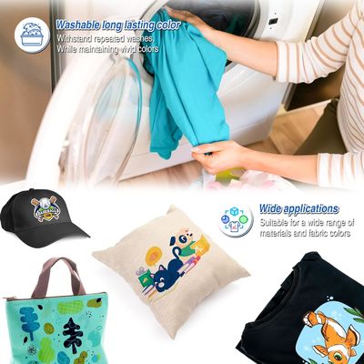 33CM x 100M DTF PET Roll 75 Micron White Heat Transfer Film για προσαρμοσμένα σχέδια