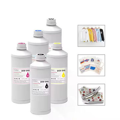 CMYK Λευκό 1000ml DTF εκτυπωτής μελάνι T-shirt Τυφαντουργική εκτύπωση